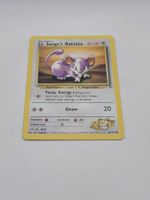 Lt Surge Rattata Pokemon TCG - EN  Gym Challenge Vintage