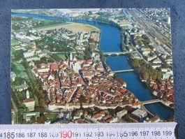SOLOTHURN SO AK FLIEGERAUFNAHME SUTER ALTSTADT AARE BAHNHOF