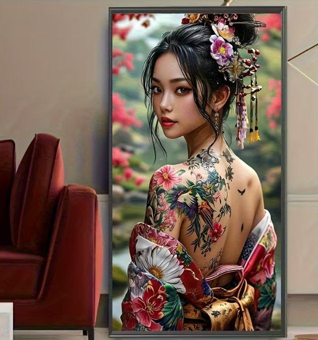 Kit bricolage: Diamond Painting Geisha – Nuovo e nell'imballaggio originale da Obergösgen venduto da Diamond-Painting 1