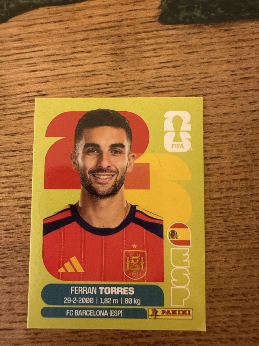 Panini Carte collezionabili: FIFA World Cup ESP18 Sticker Ferran Torres – Usato da Frenkendorf venduto da emi_jg7b