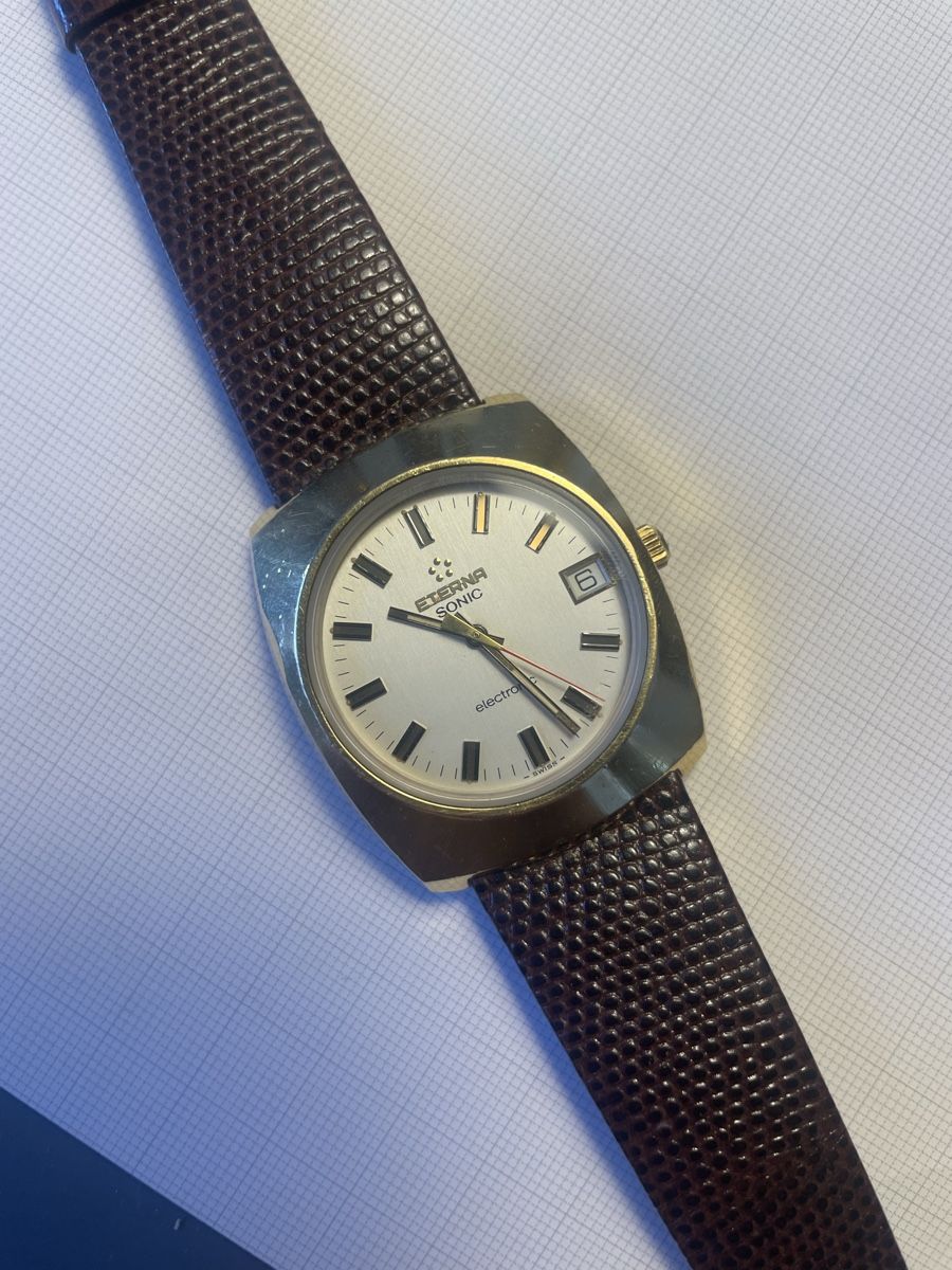 Eterna Orologi: Eterna Sonic Electronic Stimmgabel – Usato da Echandens venduto da Smthoptor 1