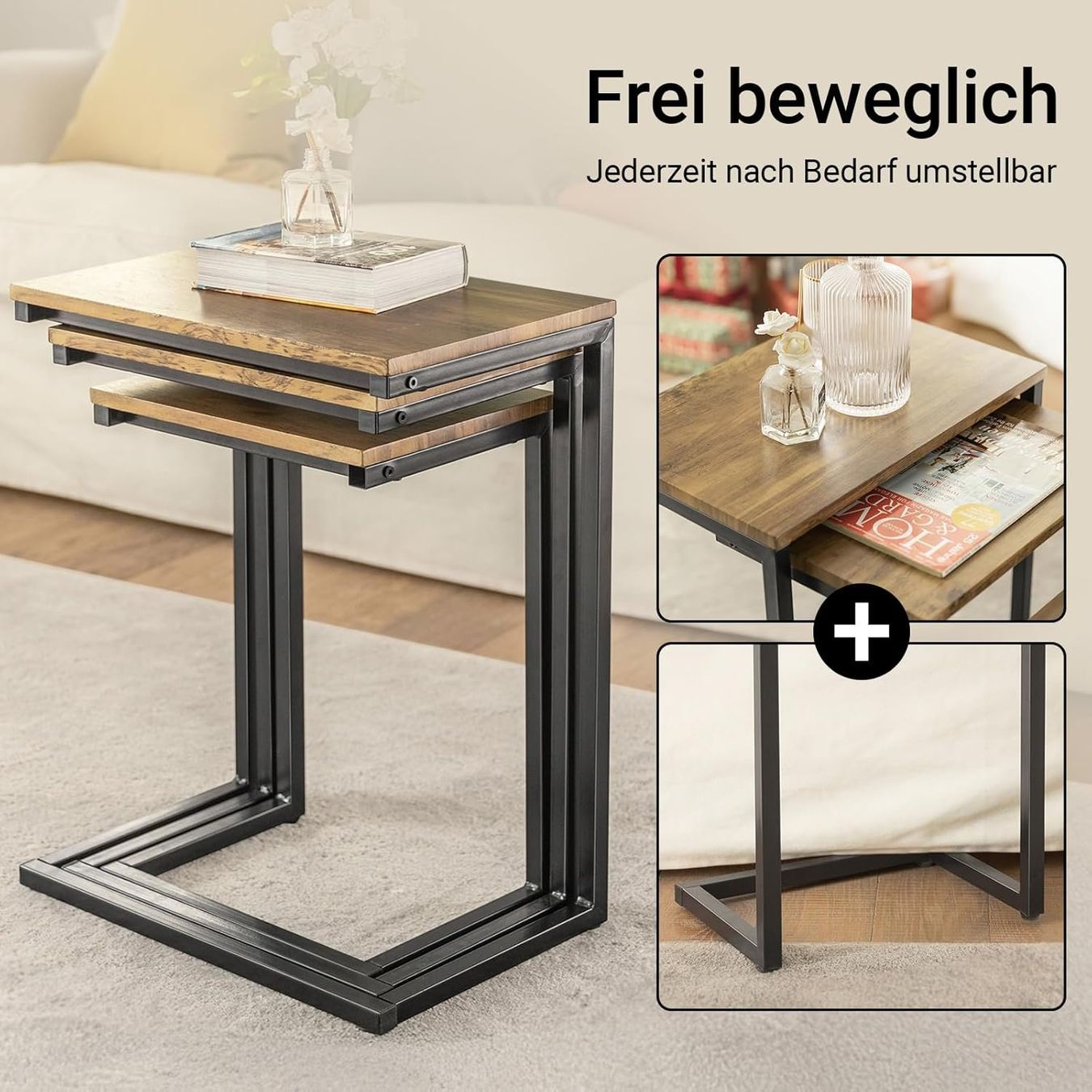 Tavoli: Couchtisch, Beistelltisch, 3er Set – Nuovo (secondo la descrizione) da Sins venduto da Taschending 2