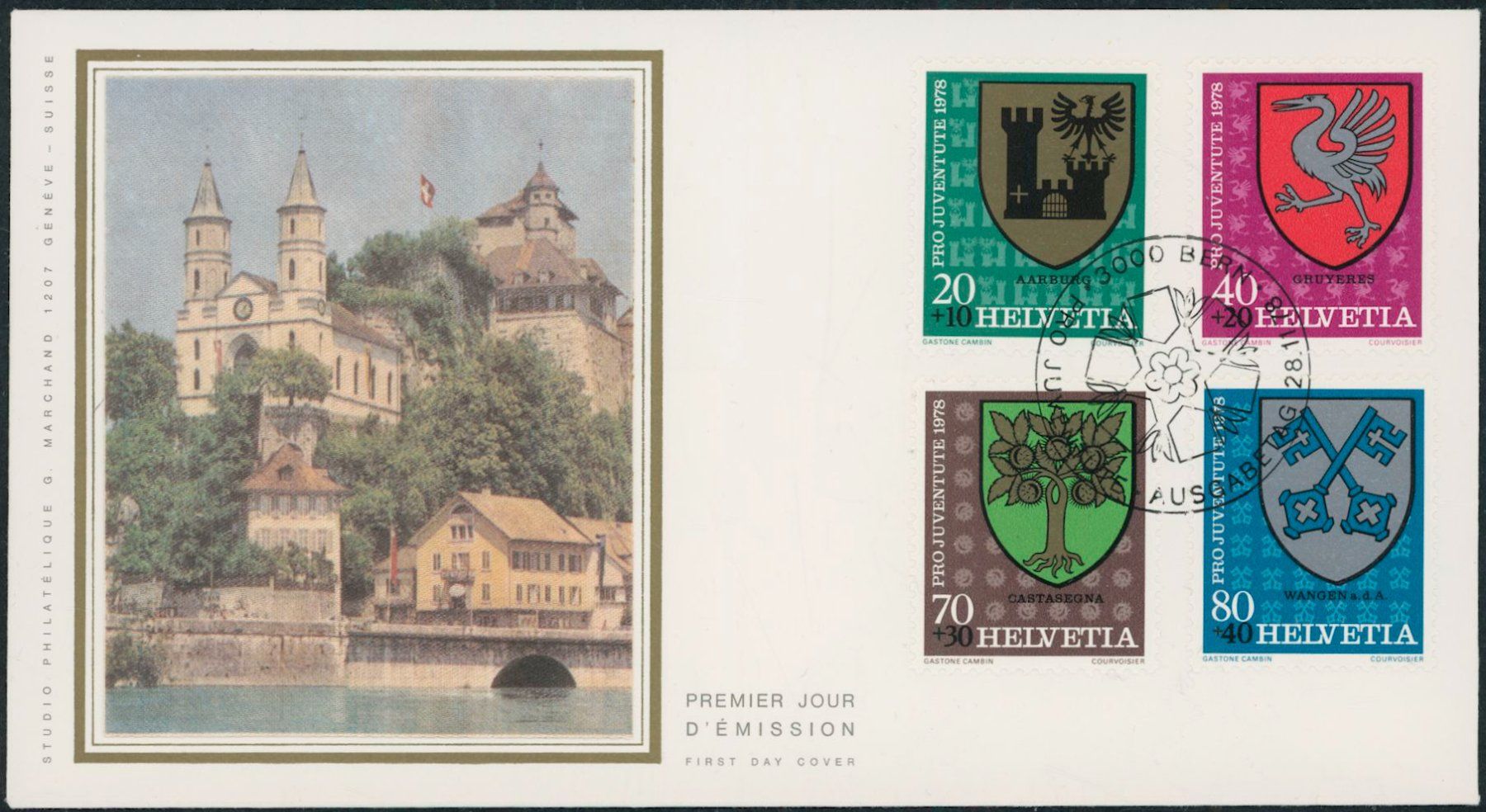Tutti i francobolli: 1978 - Pro Juventute - Ersttagsbrief FDC ET – Usato da Schindellegi venduto da leecollect