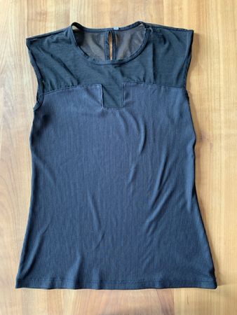 Imperial Shirt, schwarz, M, oben durchsichtig