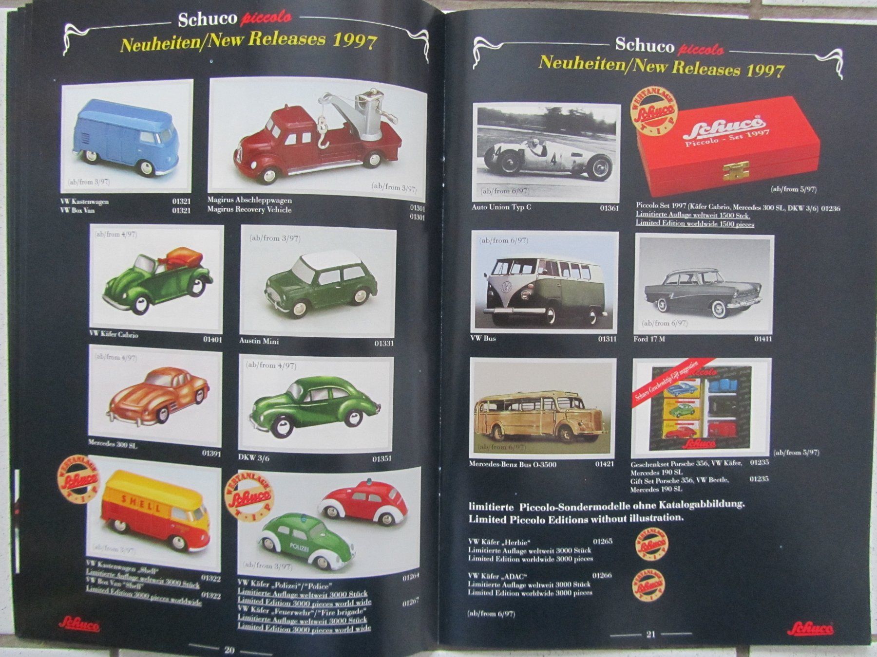 Schuco Modellautos: Schuco, Modellauto-Katalog, von 1997 – Gebraucht aus Weiningen ZH von dietsch57 5
