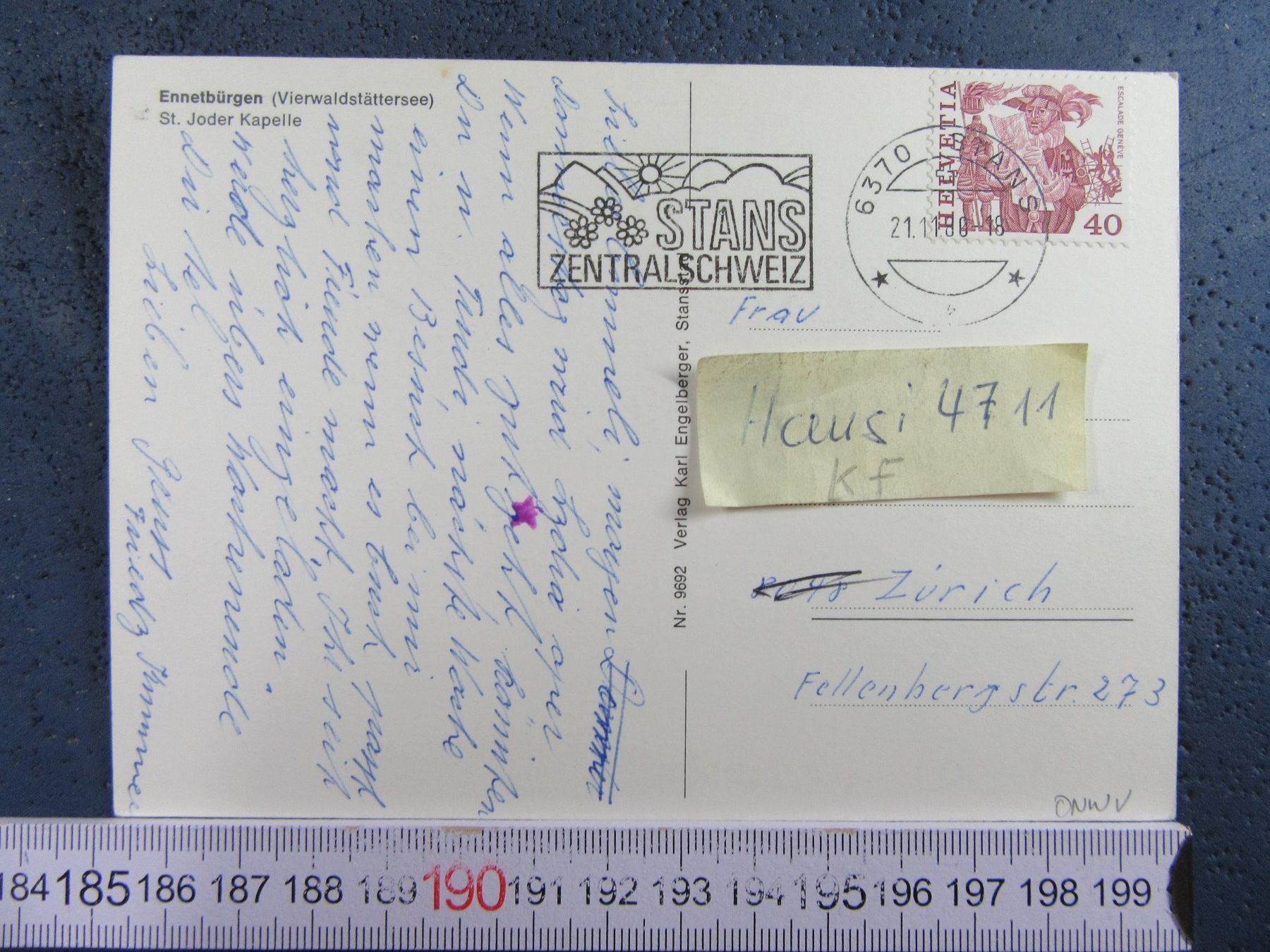 Cartes postales: ENNETBÜRGEN AK ONW – D'occasion à Ettingen par Hausi4711 1