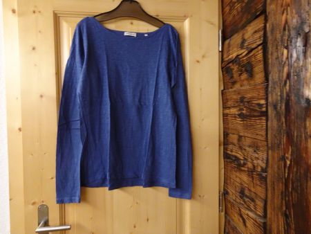 Marc O'Polo Langarmshirt blau Baumwolle Gr. XL - 426247