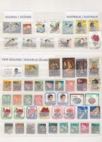 Timbres Océanie (Australie et Nouvelle-Zélande) - +/- 53 pcs