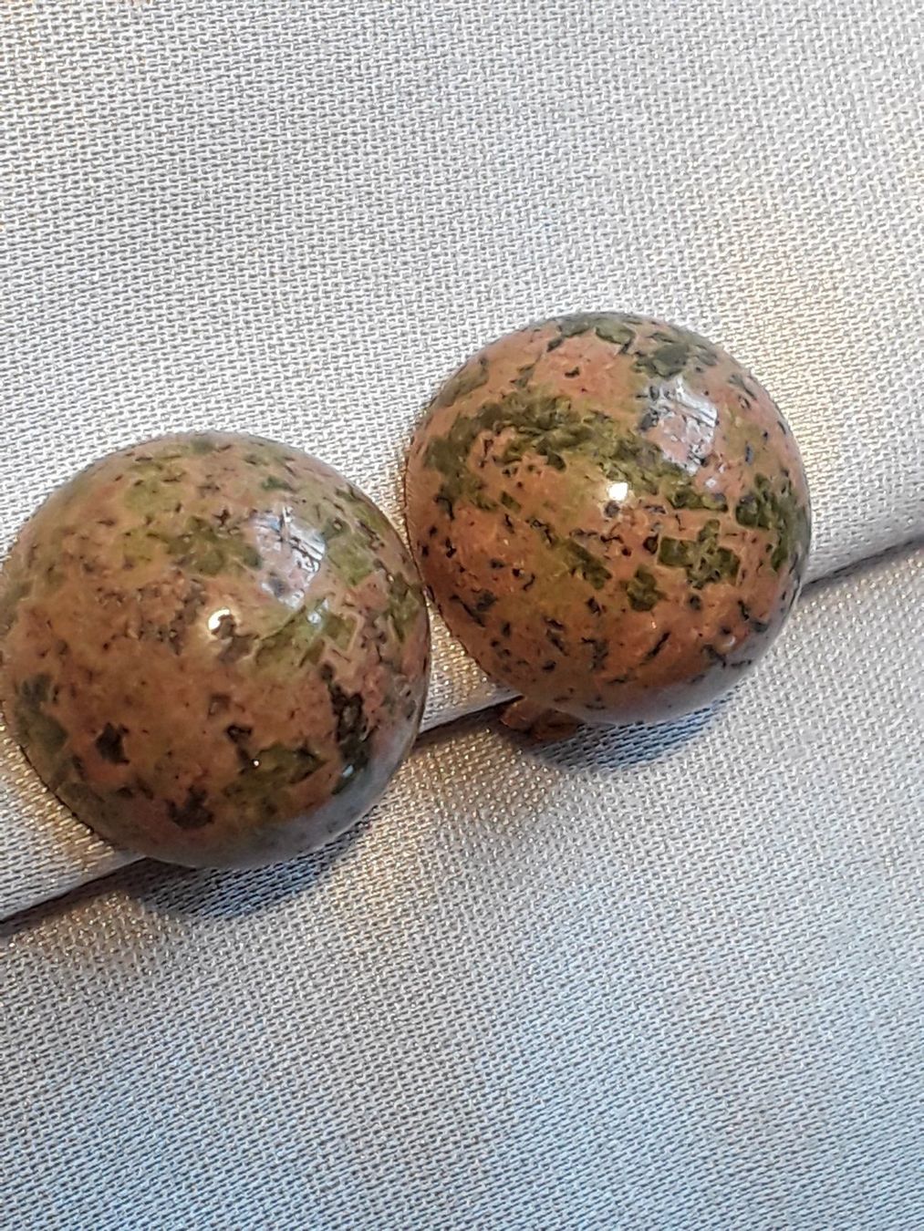 Boucles d'oreille: Vintage Stein Ohrclips – D'occasion à Zürich par helsan 1