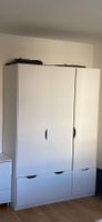 Kleiderschrank Weiss mit 3 Türen und 3 Schubladen