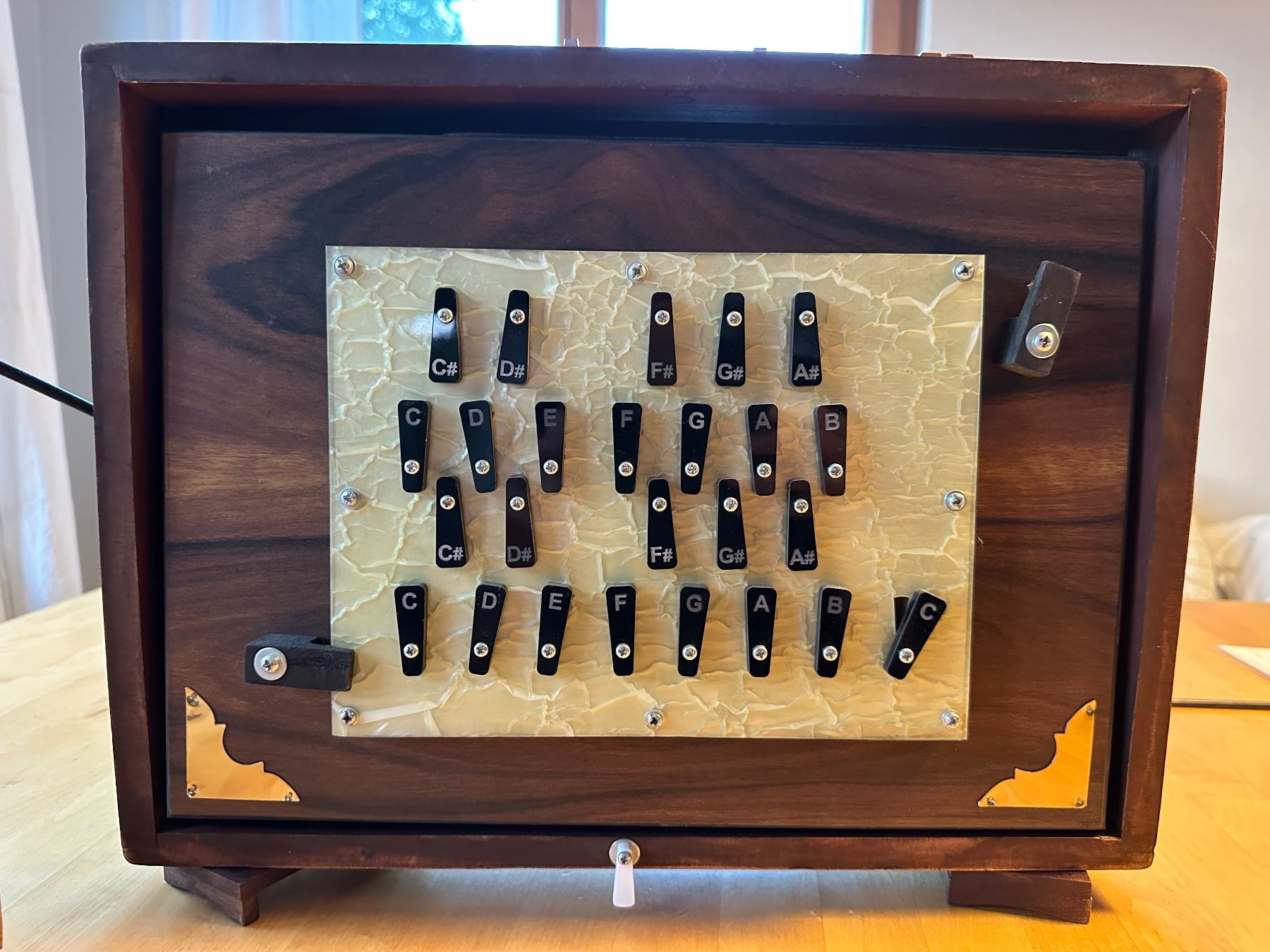 Strumenti musicali: Shruti Box Handgefertigt, 25 Tasten – Usato da Uttwil venduto da hermes72 2