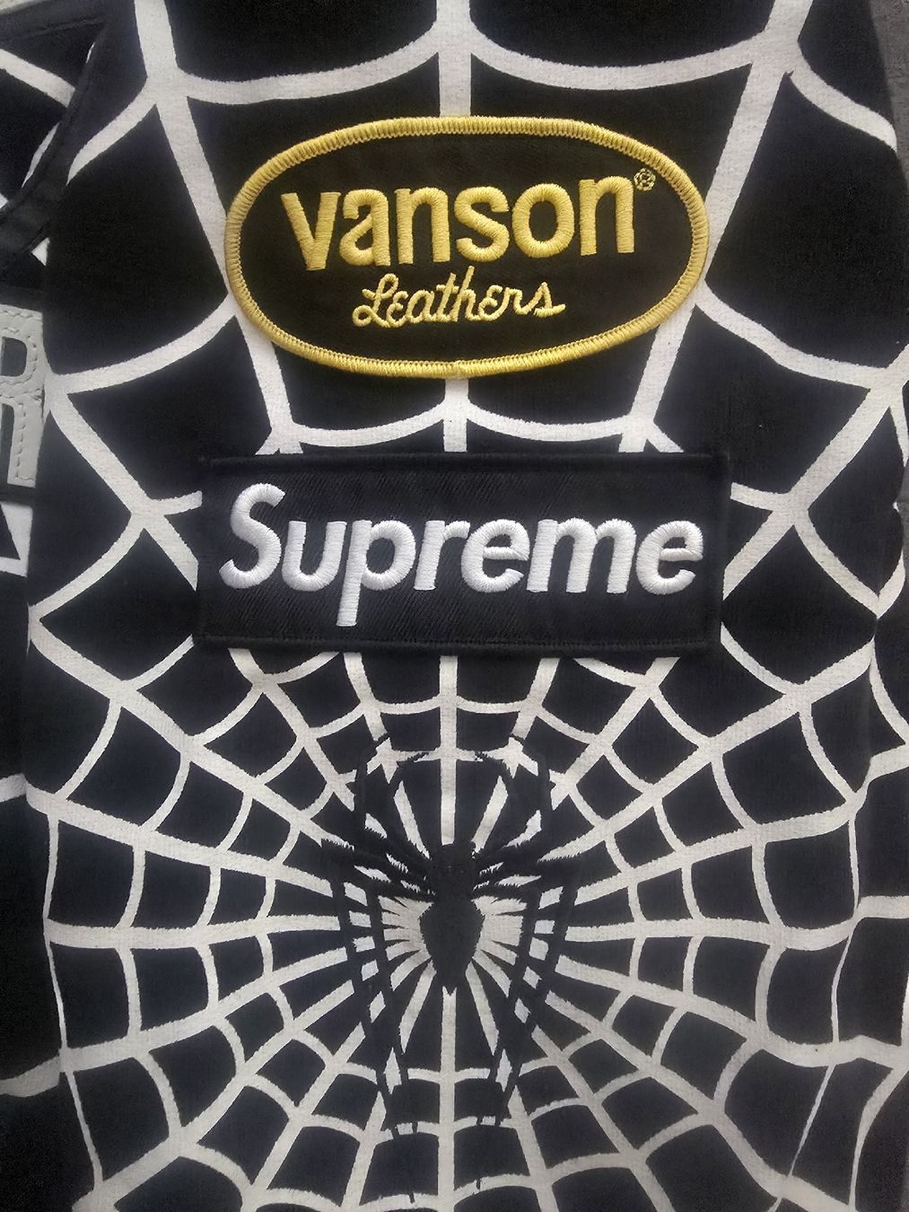 Maglioni & Felpe: Supreme Vanson Leathers Spider-Man Zip Up – Nuovo e nell'imballaggio originale da Thun venduto da Dativ 3