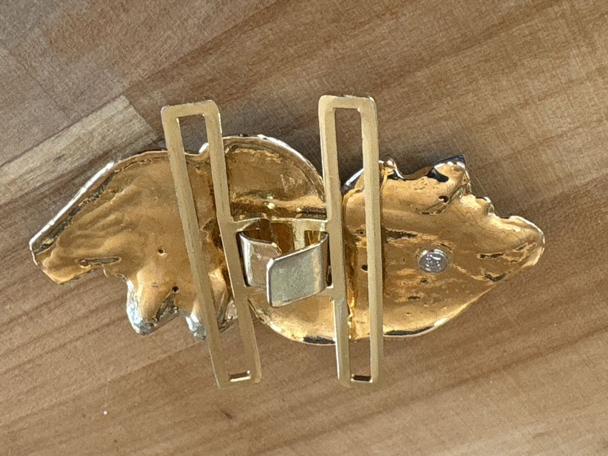 Fibbie per cinture: Gürtelschnalle mit Strass – Nuovo (secondo la descrizione) da Rümlang venduto da euqinom16 2