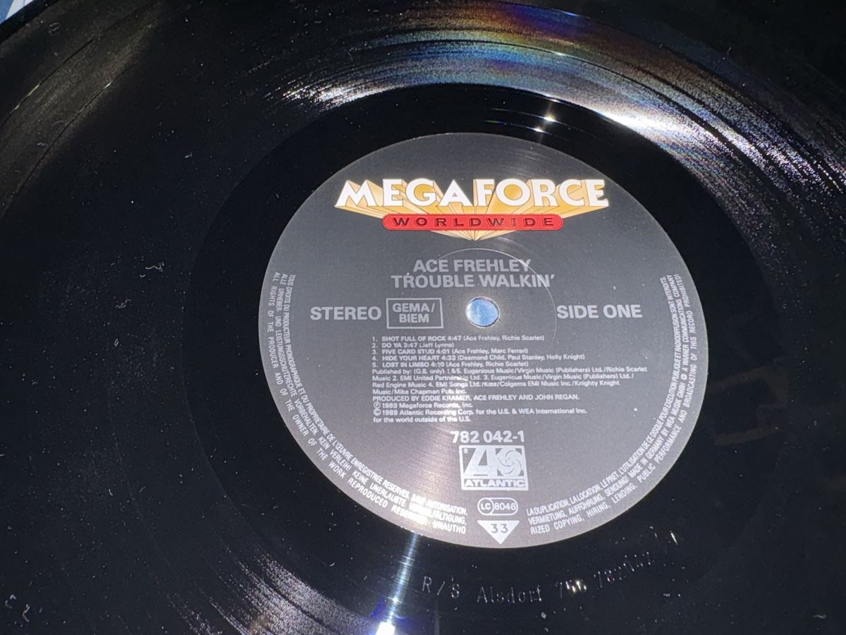 Dischi in vinile: VINYL ace frehley TROUBLE WALKIN – Usato da Herzogenbuchsee venduto da warrior77 6