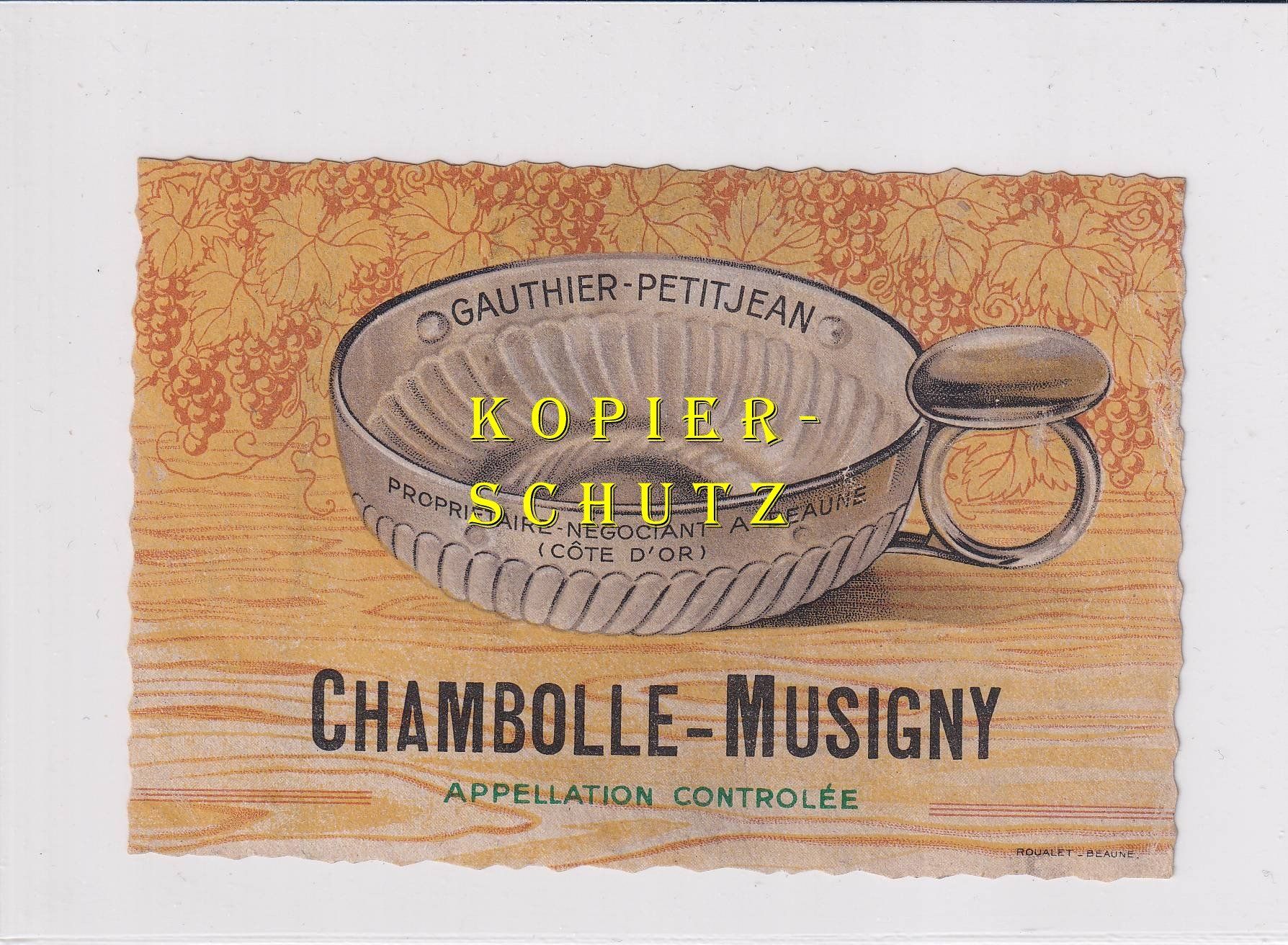 Carta: Etikette - Chambolle-Musigny /bd – Usato da Hombrechtikon venduto da Rudolf07