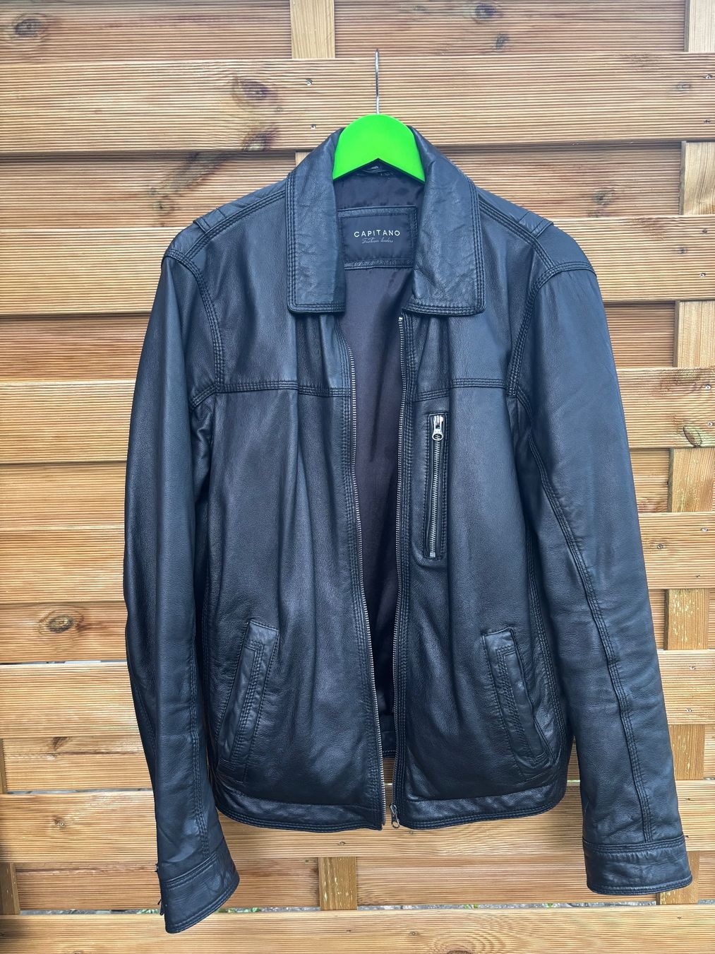 Giacche: Veste en cuir CAPITANO.Taille 52 – Usato da Delémont venduto da Vendeur_3 4