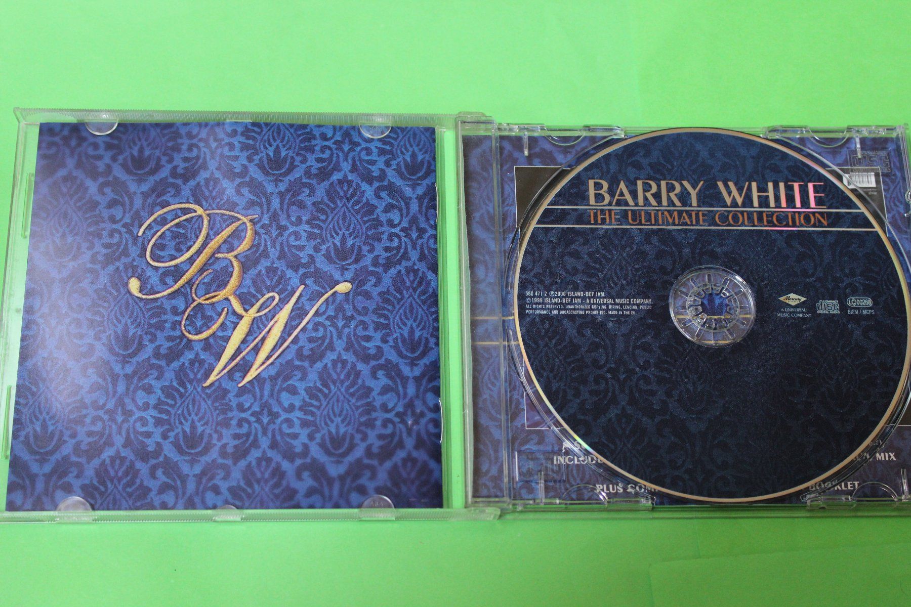 CD: Barry White - The Ultimate Collection CD – Usato da Tübach venduto da JamesStone 3