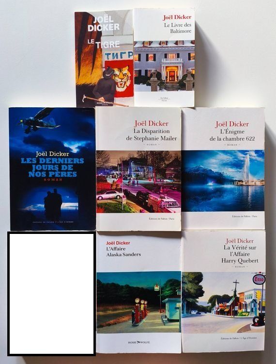 Bücher: Lot de 7 romans de Joël Dicker – Gebraucht aus Lausanne von genybi