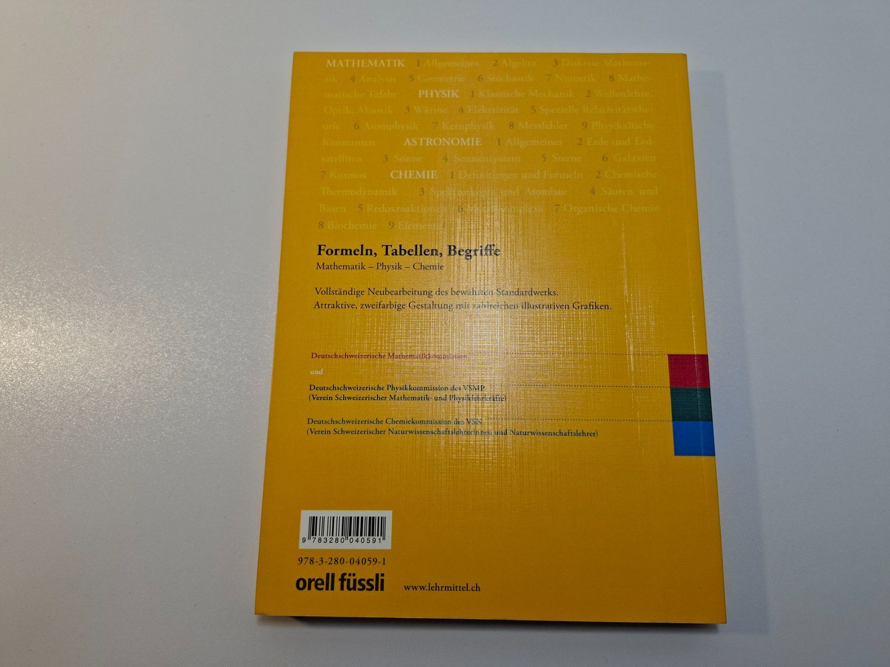 Libri: Lehrmittel:  Formeln / Tabellen / Begriffe – Usato da Fulenbach venduto da jue_m7rs 1