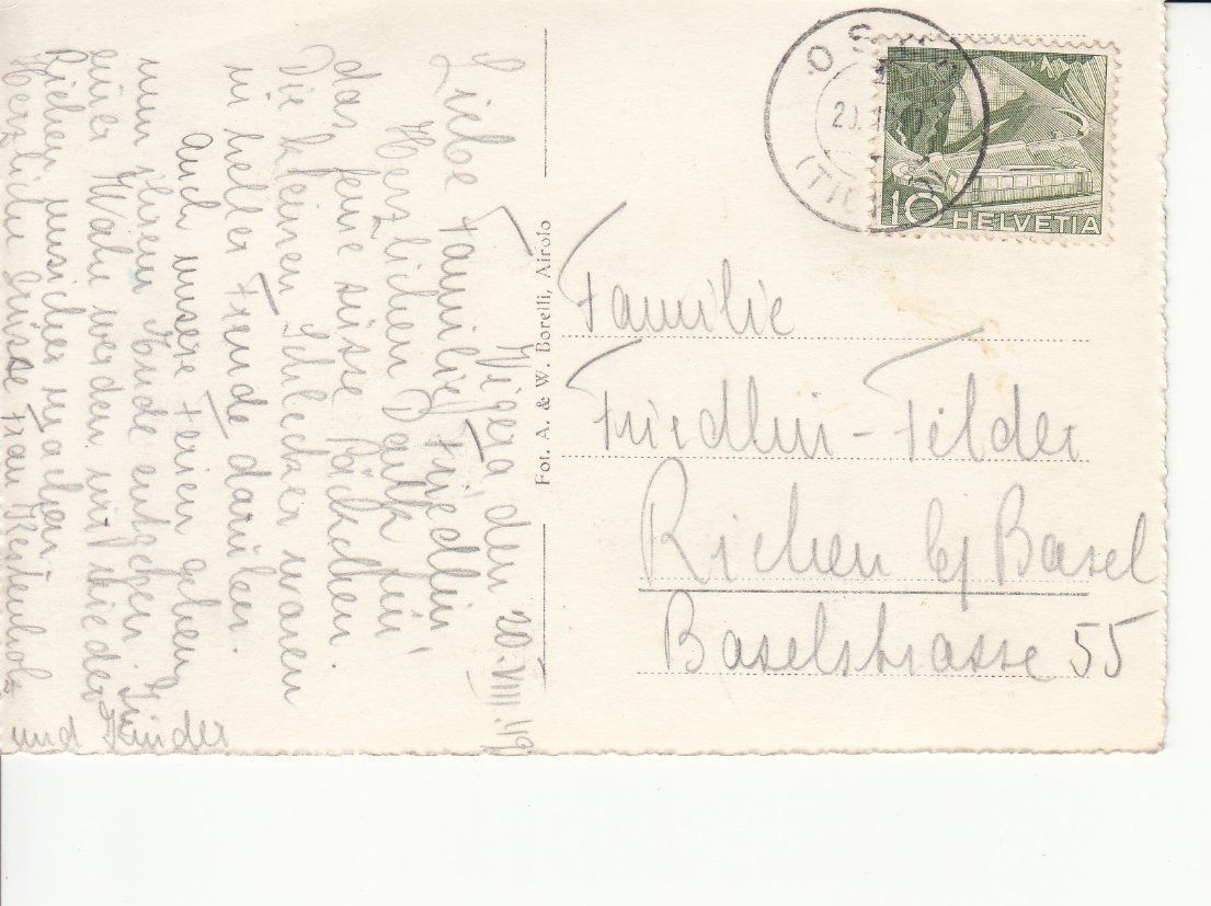 Ansichtskarten: Osco 1949 – Gebraucht aus Bürglen TG von StampGraf 1