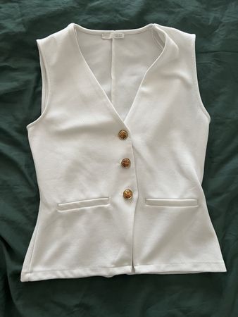 Damen Weste Zara weiss Grösse S neuwertig