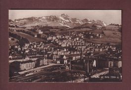 ST. GALLEN - Teilansicht - Säntis