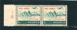 1941 Flugpostmarke Nr. 35A1 2er Streifen