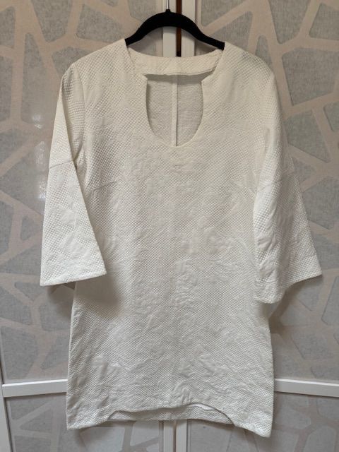 Tuniche: Great white cotton VMT kaftan. S/M – Nuovo (secondo la descrizione) da Grund b. Gstaad venduto da PlageNeige