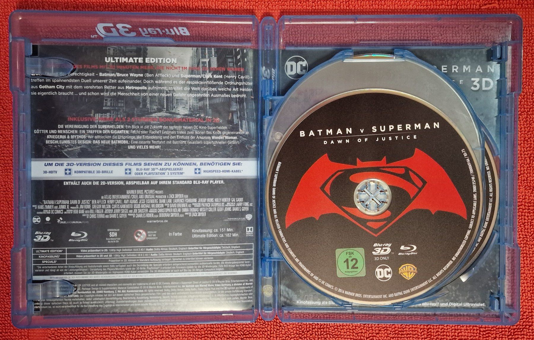 Tous les DVDs: Batman v Superman Extended Cut (2016) 3D & normal – D'occasion à Basel par phi_8xhm 2