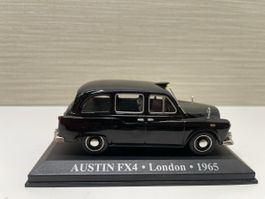 Modellauto Austin FX4 London Taxi 1965 schwarz 1:43 Top