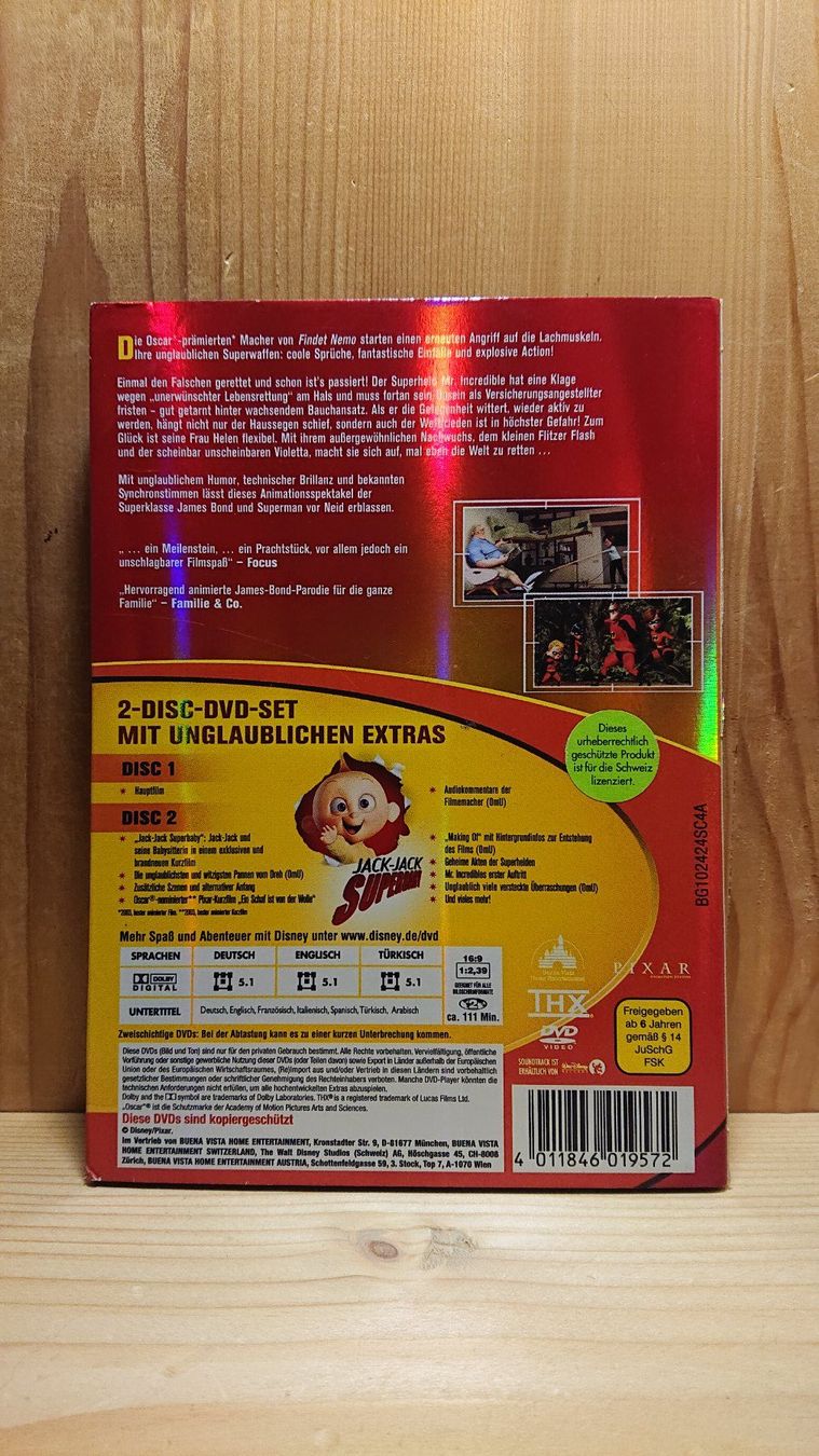 Tutti i DVDs: DIE UNGLAUBLICHEN DVD – Usato da Wilderswil venduto da Exebub 1