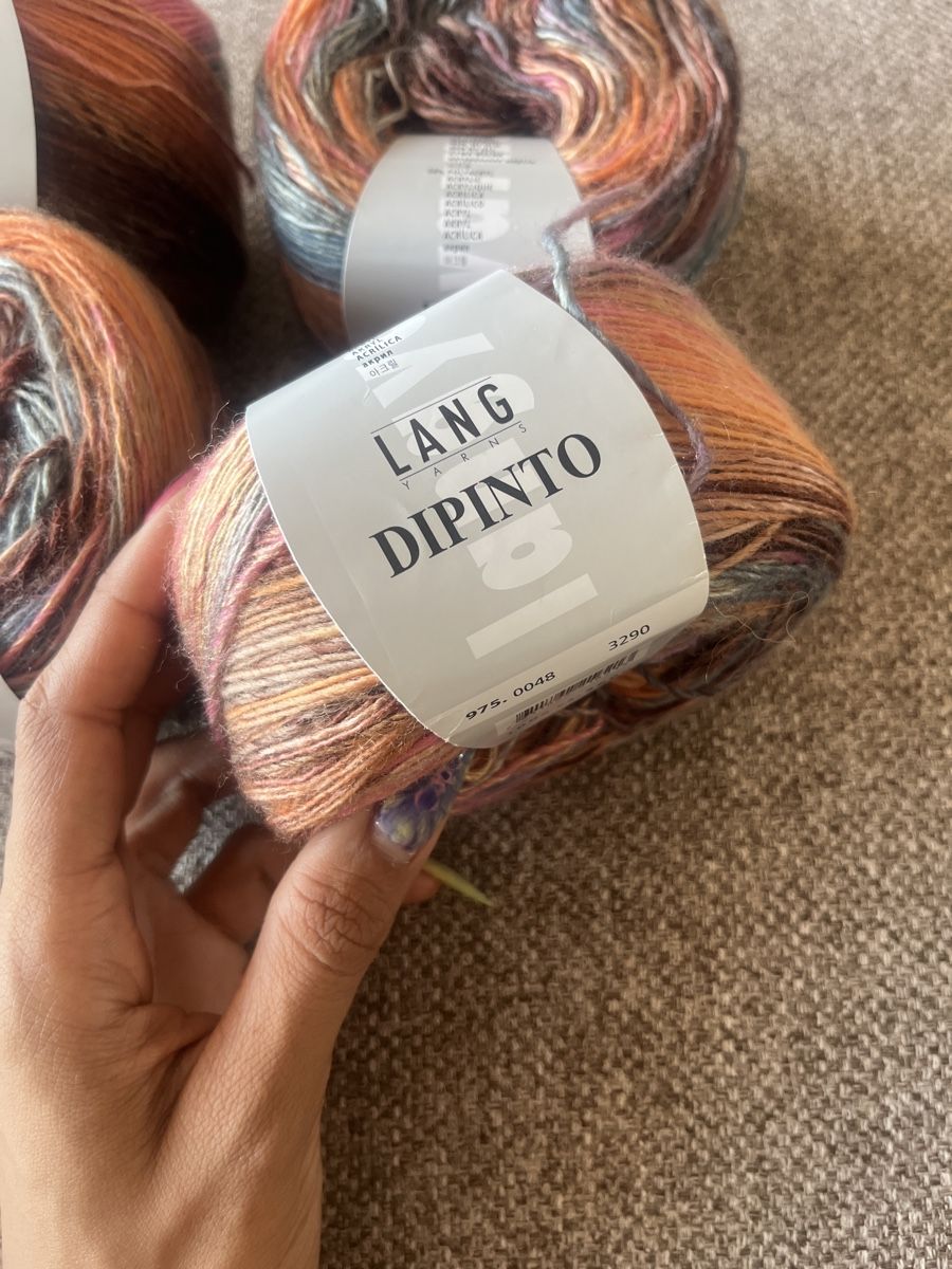 Lang Yarns Lana: 6 Knäuel Wolle Lang Yarns Dipinto Multicolor neu – Nuovo e nell'imballaggio originale da Basel venduto da noe_k52t 1
