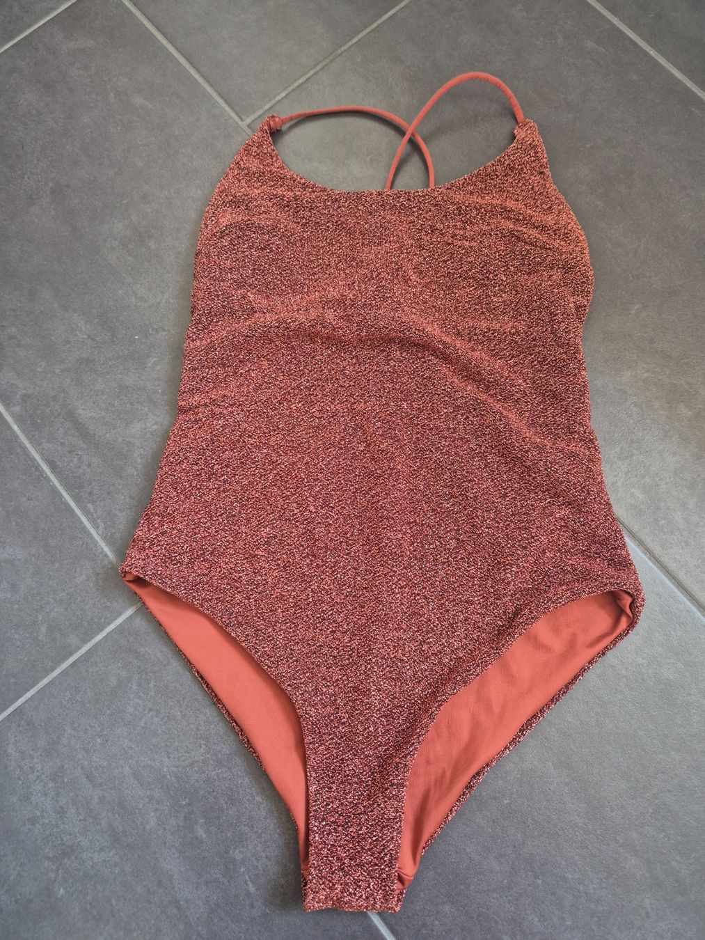 H&M Badekleider & Bikinis: H&M shiny copper swimming suit size 38 – Gebraucht aus Zürich von monadiederich