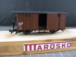 Liliput Zillertalbahn gedeckter Güterwagen, mit Liliput-Scha