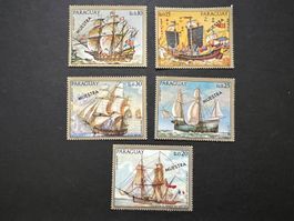 Paraguay Schiffe Aufdruck Muestra ** Luxus  (D443)