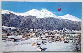 Davos (1560 m) mit Bräma-Büel-, Schatzalp u. Parsenn-Bahn