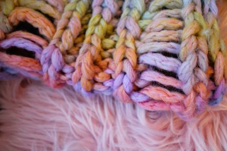 Schal 🎀 Regenbogen Loop Halswärmer Oversize