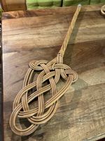 antiker Teppichklopfer aus Weiden