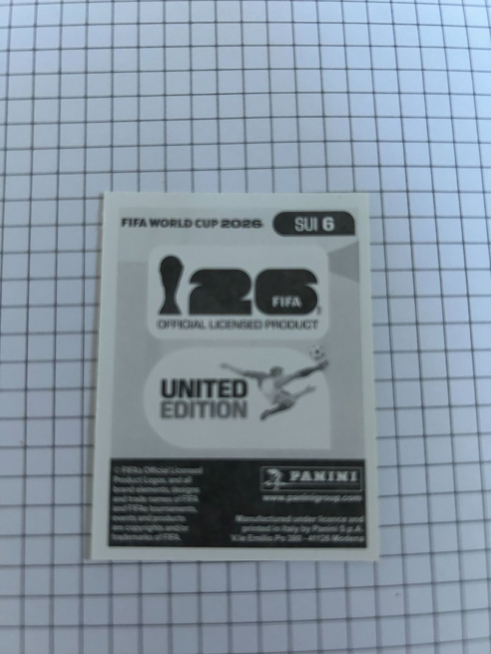 Panini Sammelbilder & Trading cards: Panini FIFA World Cup 2026 - SUI 6 – Gebraucht aus Zumikon von meter03 1