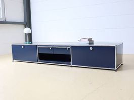 USM Haller Lowboard Stahlblau T50