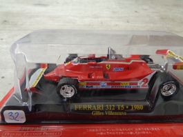 1:43 Altaya F1 Formule 1 Ferrari 312 T5 1980 G. Villeneuve