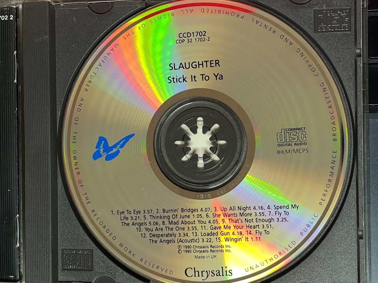 CD: Slaughter - Stick It To Ya – Usato da Muri b. Bern venduto da AdidasCollector 2