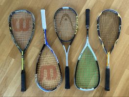 Squashschläger 5stk.