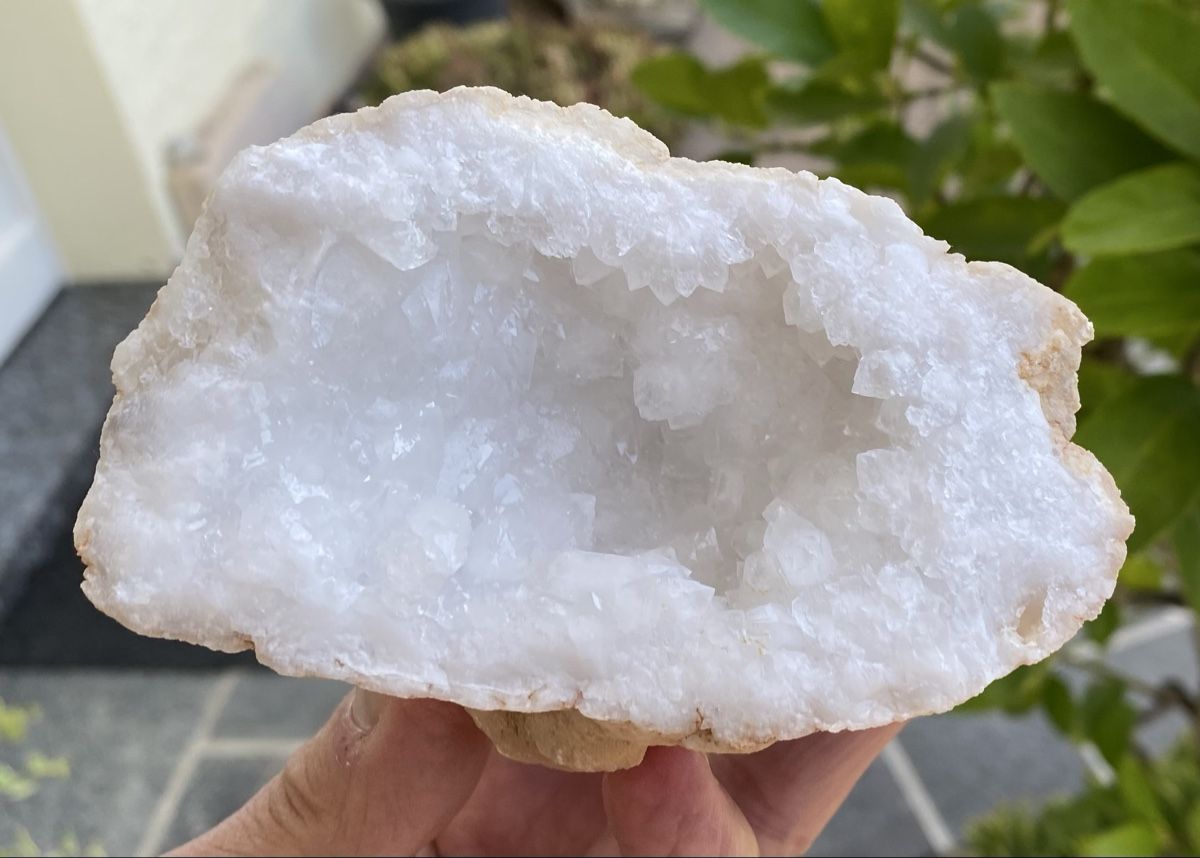 Mineralien & Heilsteine: Schöne Quarz Geode  – Gebraucht aus Selzach von 321compac 2