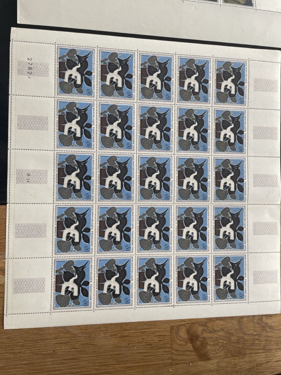 Alle Briefmarken: Bogensatz Frankreich Gemälde Postfrisch  – Gebraucht aus Roggwil TG von Lph_m9nm 3
