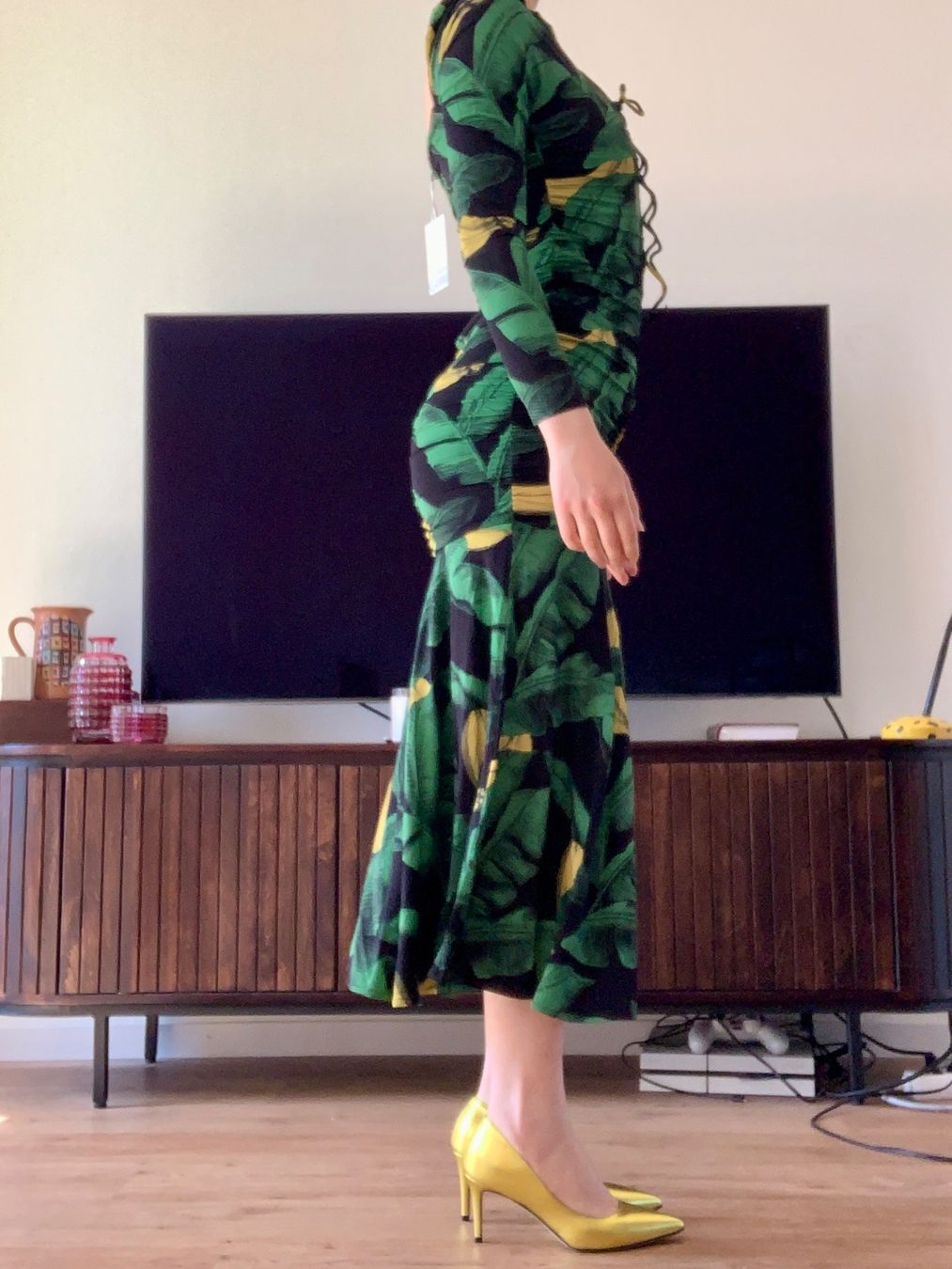 Ganni Vestiti: Robe motif banane Ganni – Nuovo e nell'imballaggio originale da Genève venduto da vic_s9c5 5