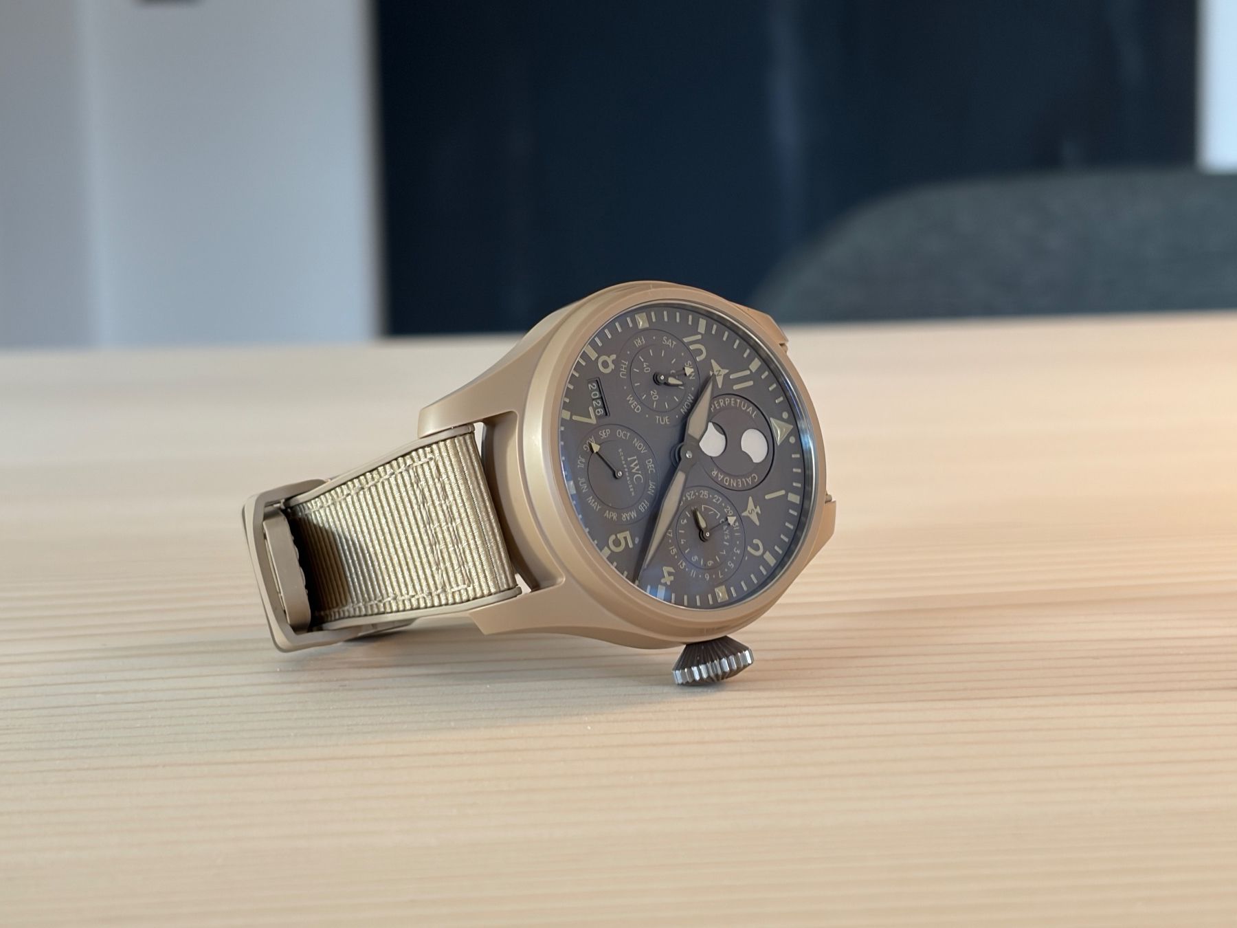 IWC Uhren: IWC Big Pilot Mojave Desert PPC – Gebraucht aus Laax GR von Ziegerfelix