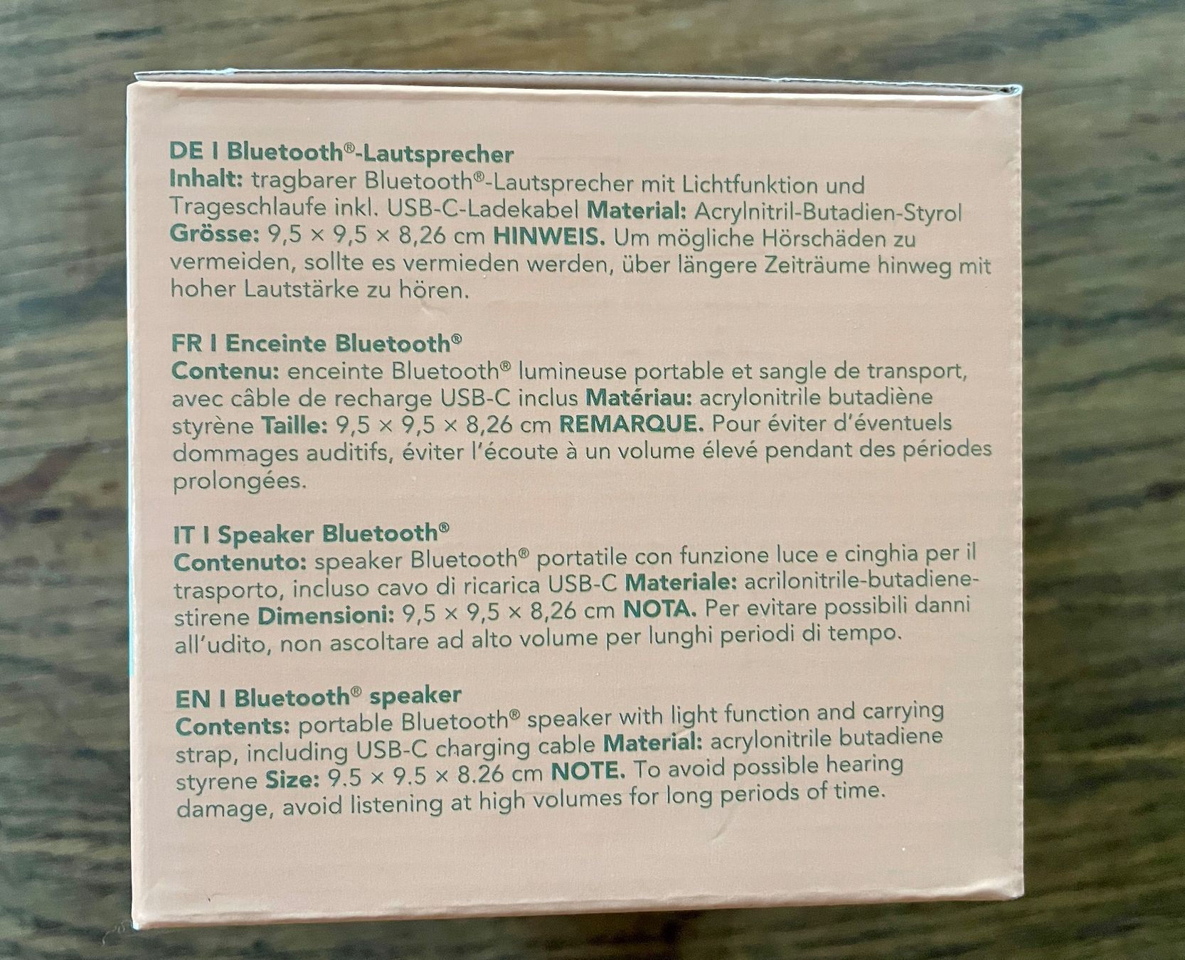 Lautsprecher: Bluetooth Lautsprecher/ Speaker, NEU – Neu und originalverpackt aus Gümligen von soleil149 1