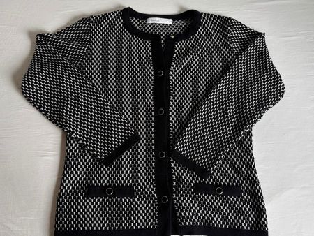 Schwarze Strickjacke Gr. M von Skovhuus - Zeitlos!