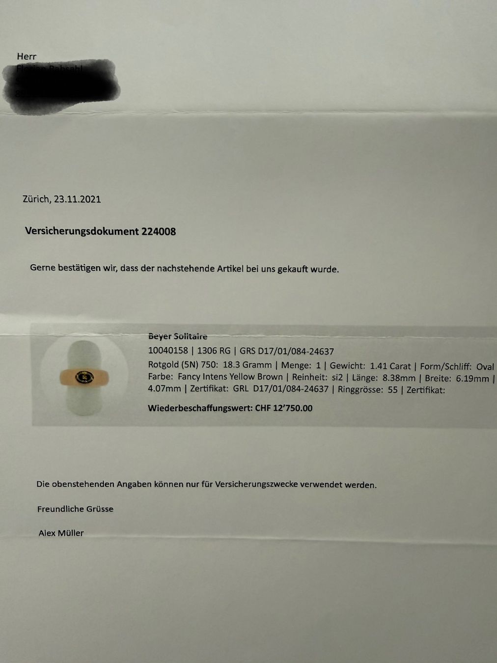 Anelli: Ring Rotgold von Beyer – Nuovo (secondo la descrizione) da Schlieren venduto da Limmat17 4